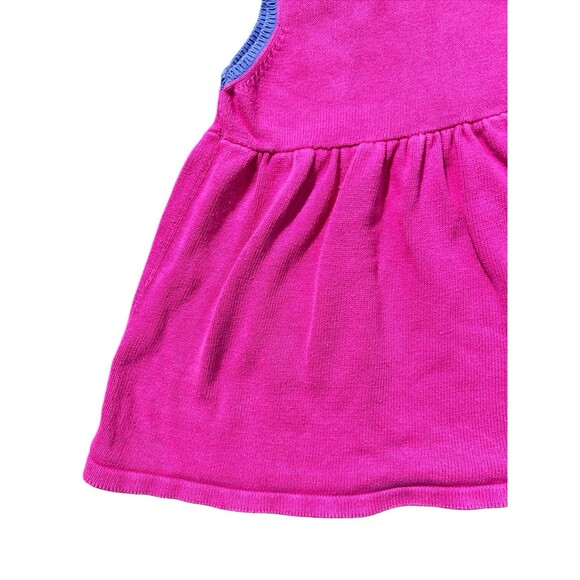 Vtg Gymboree Knit Jumper Sweater Dress Rainbow Tag Sz M 2/3 - Picture 8 of 9